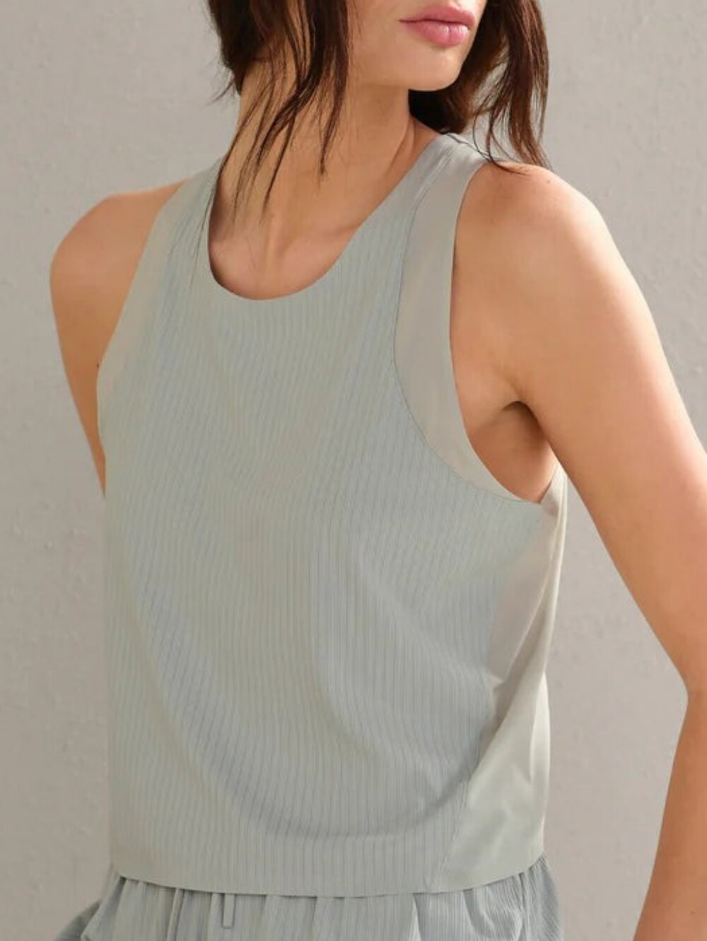 Rhone Apparel LightSpeed Tank In Sage Gray Size Medium